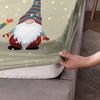 3-teiliges Weihnachtswichtel-Druck Spannbettlaken-Set in mehreren Größen, bequeme Bettdecke, Schlafzimmer-Bettwäsche-Dekoration, maschinenwaschbar