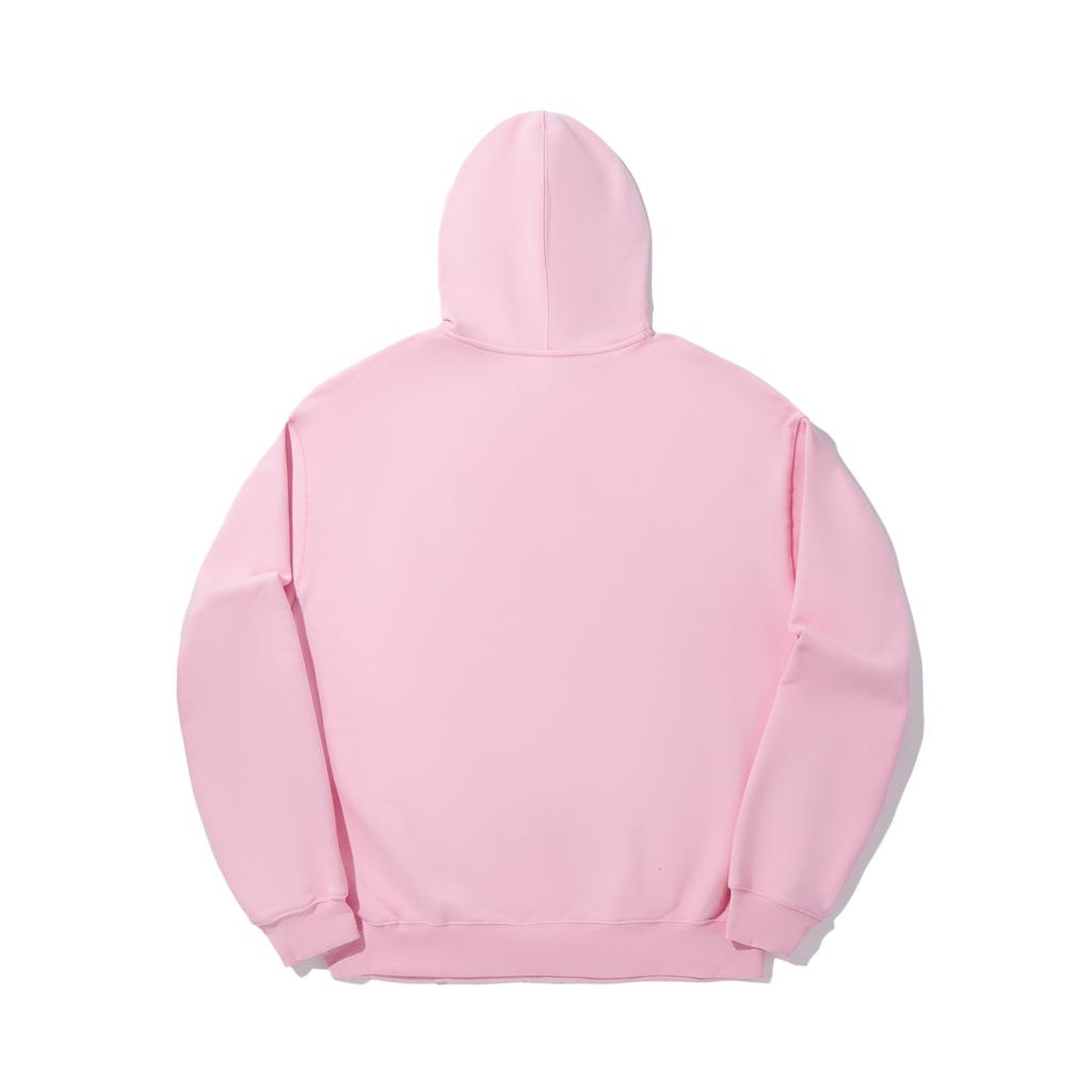 Li Ning Daily Prosperity Series Loose Comfortable Versatile Pullover Sweatshirt Men sweatshirt Peach-Wood-Pink AWDV759-5