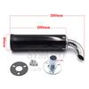 Universal Metal Motorcycle Racing Exhaust Muffler Silence Silencer Scooter 2 Stroke Motorcycle Exhaust Pipe Muffler