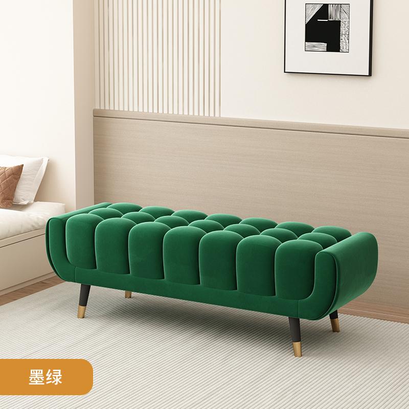 Velvet Shoe Storage Bench - Bedroom Footstool with Lid, Entryway Ottoman for Closet, European Luxury Seat - Space-Saving