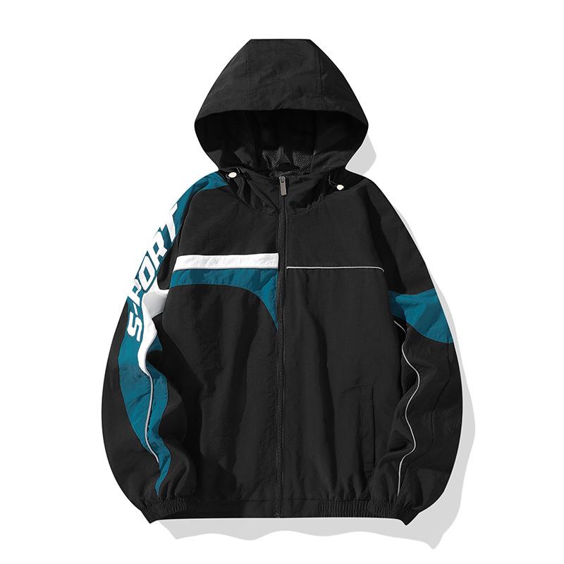 

Spring and Autumn New Jackets Men s Fashion Trends Teen Hooded Men s Cardigan Tops Loose Jacket Jackets L