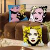 1Pc American Female Singer M-Madonna Pillow Case Fashion Square Pillowcase Bedroom Sofa Room Ins Decoration Leisure