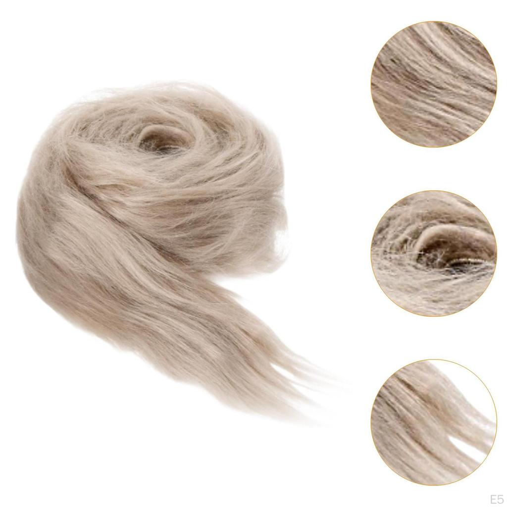 Artificial Fur Fabric Cloth Patches Costume Soft Pre-cut Strips Furry for