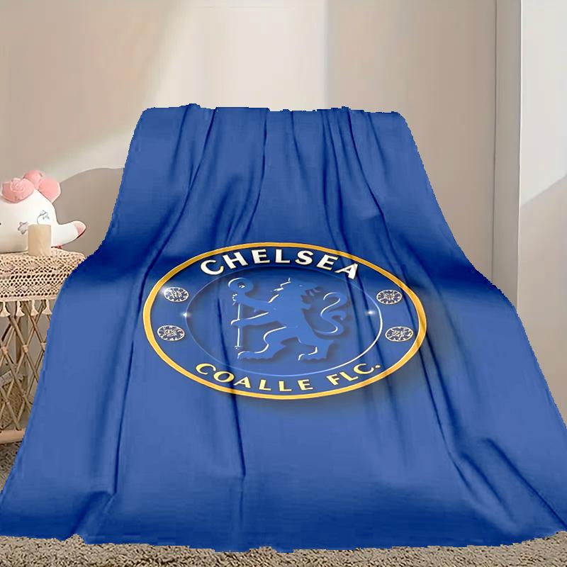 [Chelsea FC Decke] Kreative Decke für Frauen Männer Familie Freund zum Geburtstag Muttertag Vatertag Valentinstag