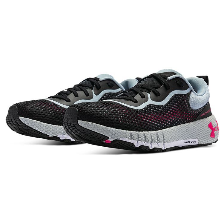 Under Armour HOVR Machina 2 SE Fabric Sports Fashion Low-Top Lifestyle Shoes Women sneaker Black Blue 3024741-005