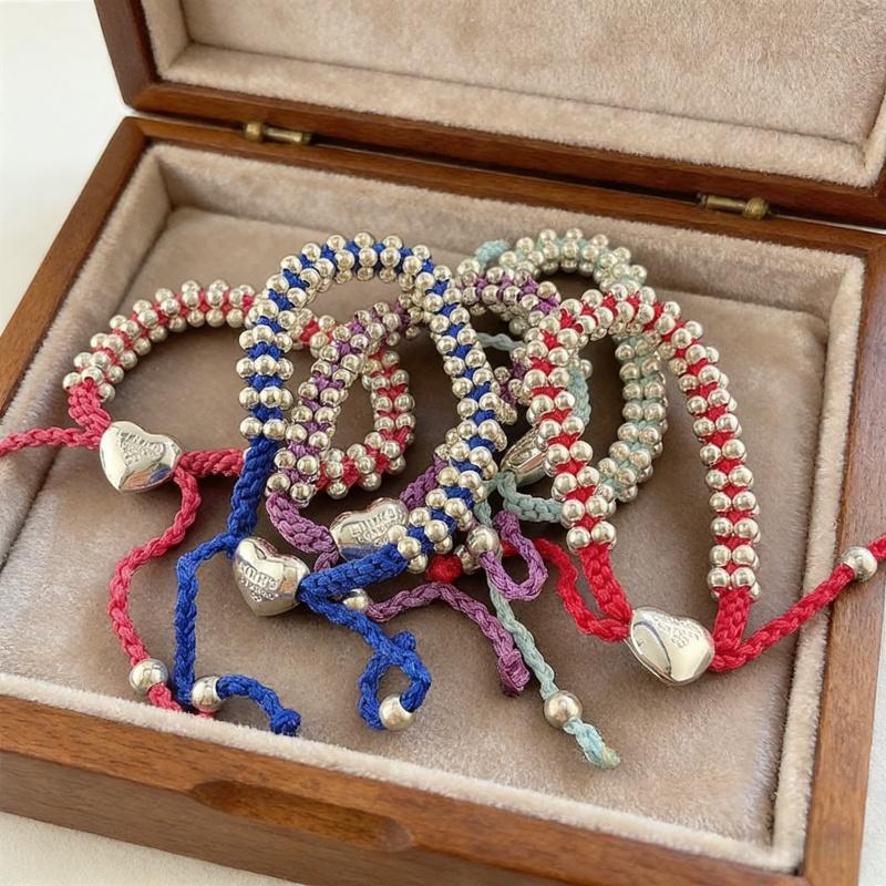 LINKS Bracelet 925 Silver Friendship Weave Bracelet, Low price Wholesale, Christmas Gift