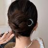 Elegante U-förmige Haarnadel: Moderne Interpretation des traditionellen chinesischen Brötchen-Kopfschmucks für Frauen