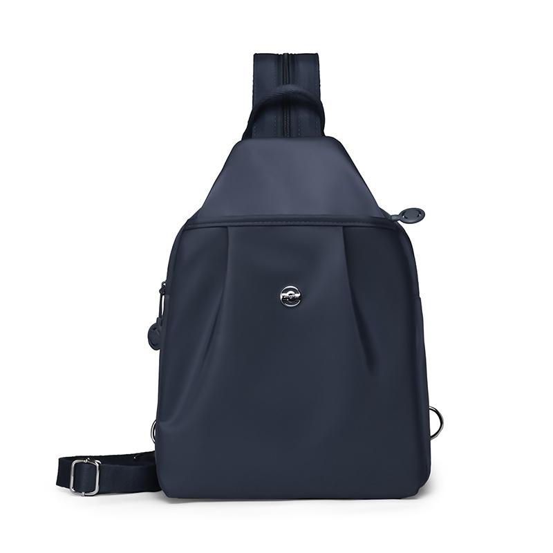 Compact Backpack with Adjustable Straps and Front Zipper Pocket
