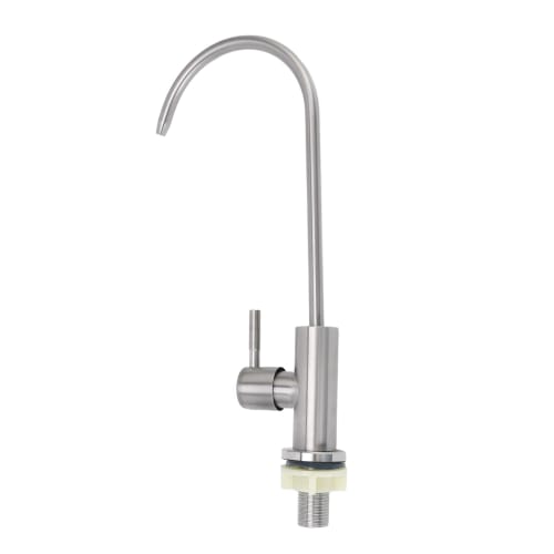 G1/2 Water Purifier Faucet, 304 Stainless Steel Drinking Water Faucet, 360 Degree Rotation Touch-On Bathroom Sink Faucet, Concentrated Water Filtratio