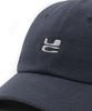Eondeokeonteulol Four Seasons Cotton Logo Embroidered Basic Soft Top Unisex Ball Cap Uc / Washed B B / Navy