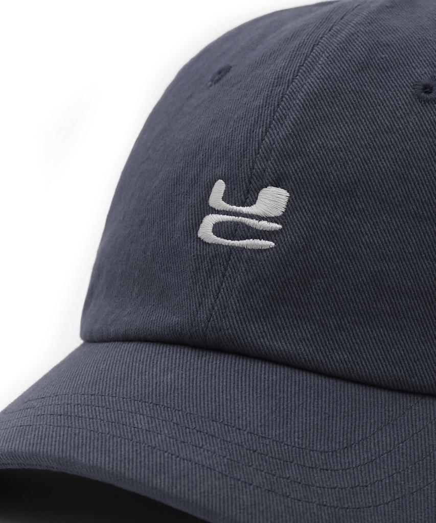 Eondeokeonteulol Four Seasons Cotton Logo Embroidered Basic Soft Top Unisex Ball Cap Uc / Washed B B / Navy