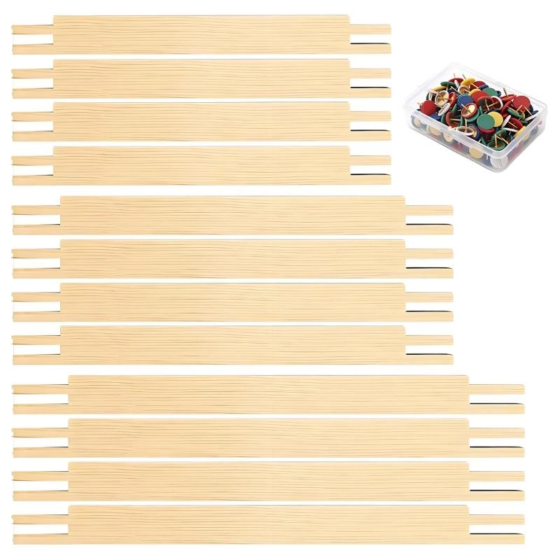 Assorted Size Embroidery Hoop Wood Stitching Frames Easy to Assemble For Enthusiasts Needlework Hand Stitching Sewing