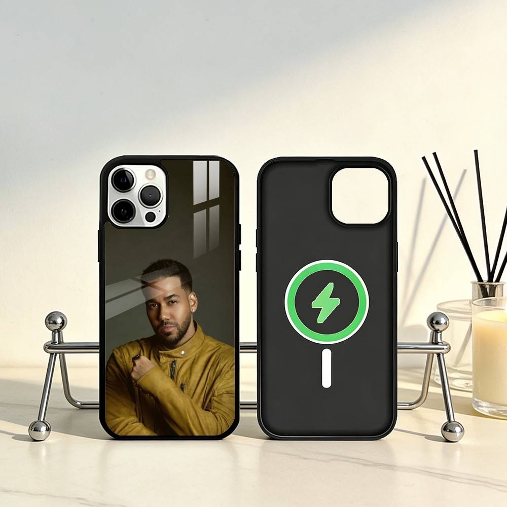 Singer Romeo Santos Phone Case For iPhone17,16,15,14,13,12,11 Plus,Pro Max Magnetic For Magsafe Wireless Charging