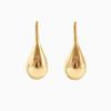 Autumn And Winter Metal Hollow Large Water Drop Earrings Niche Light Luxury Fashion Personalized Copper Gold-Plated Exaggerated Earrings