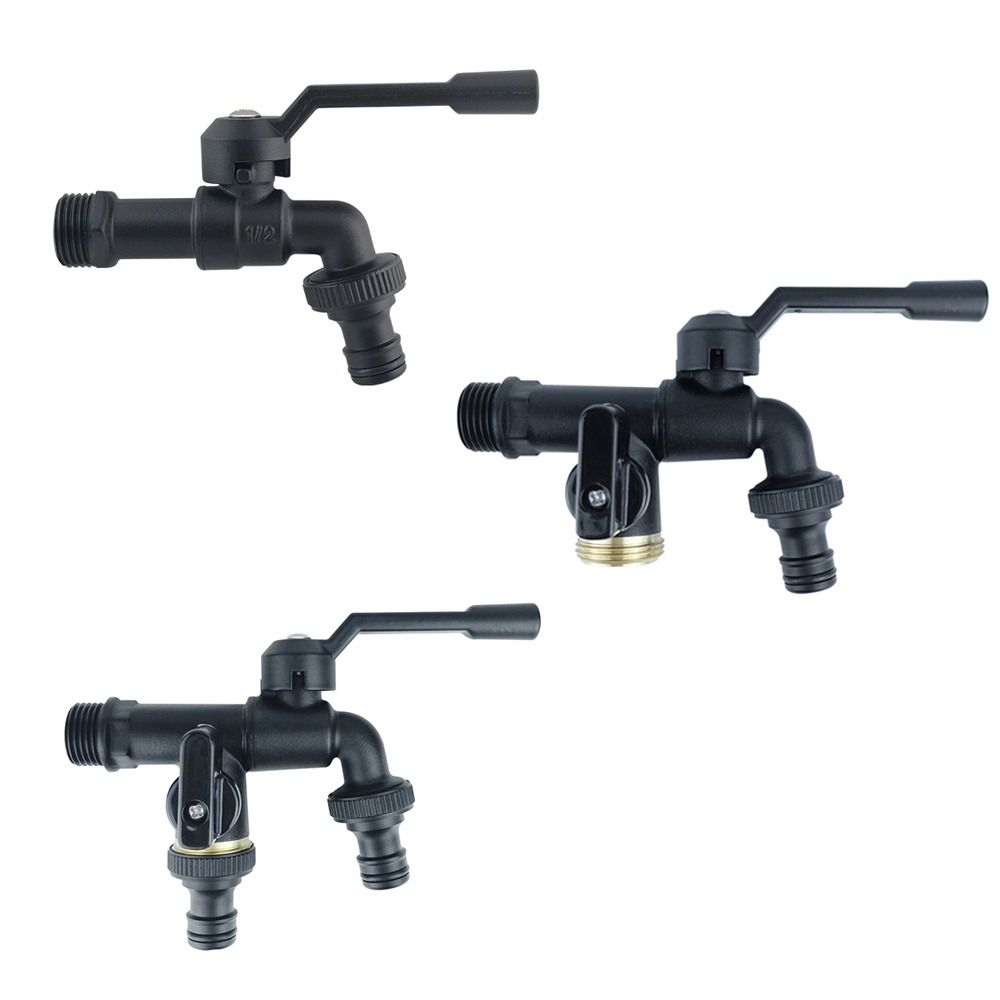 Robinet d'eau du robinet tout en cuivre 4/6/8 points Séparateur d'eau pour irrigation de jardin Connecteur à filetage Une entrée Une sortie Robinet d'évier