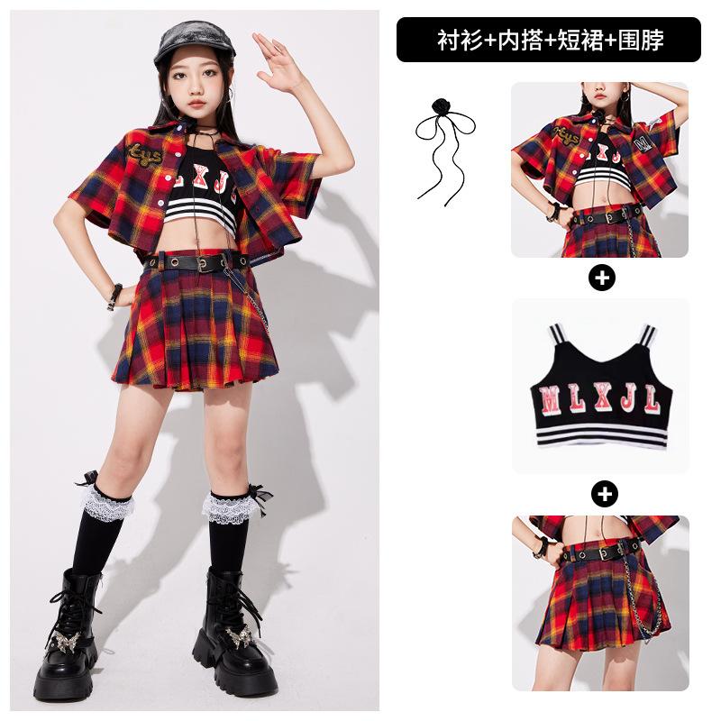 Hip-Hop Children'S Trendy Costumes, Boys' Suits, Hiphop Children'S Clothing, Hip-Hop Catwalk Girls, Jazz Drums