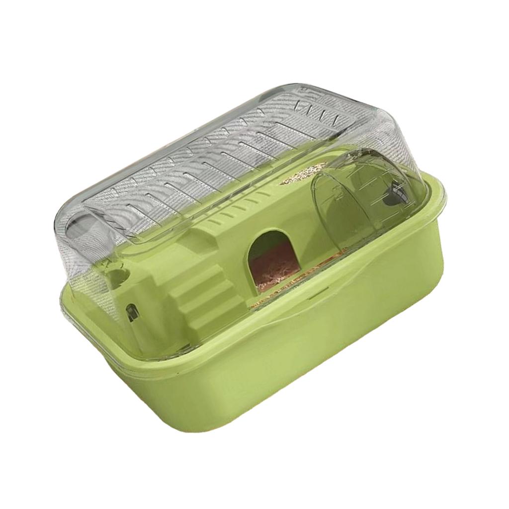High Visibility Pet Cage Detachable Hamsters Cage with Quiet Wheel and Double Layer Design for Natural Rodents Behaviors