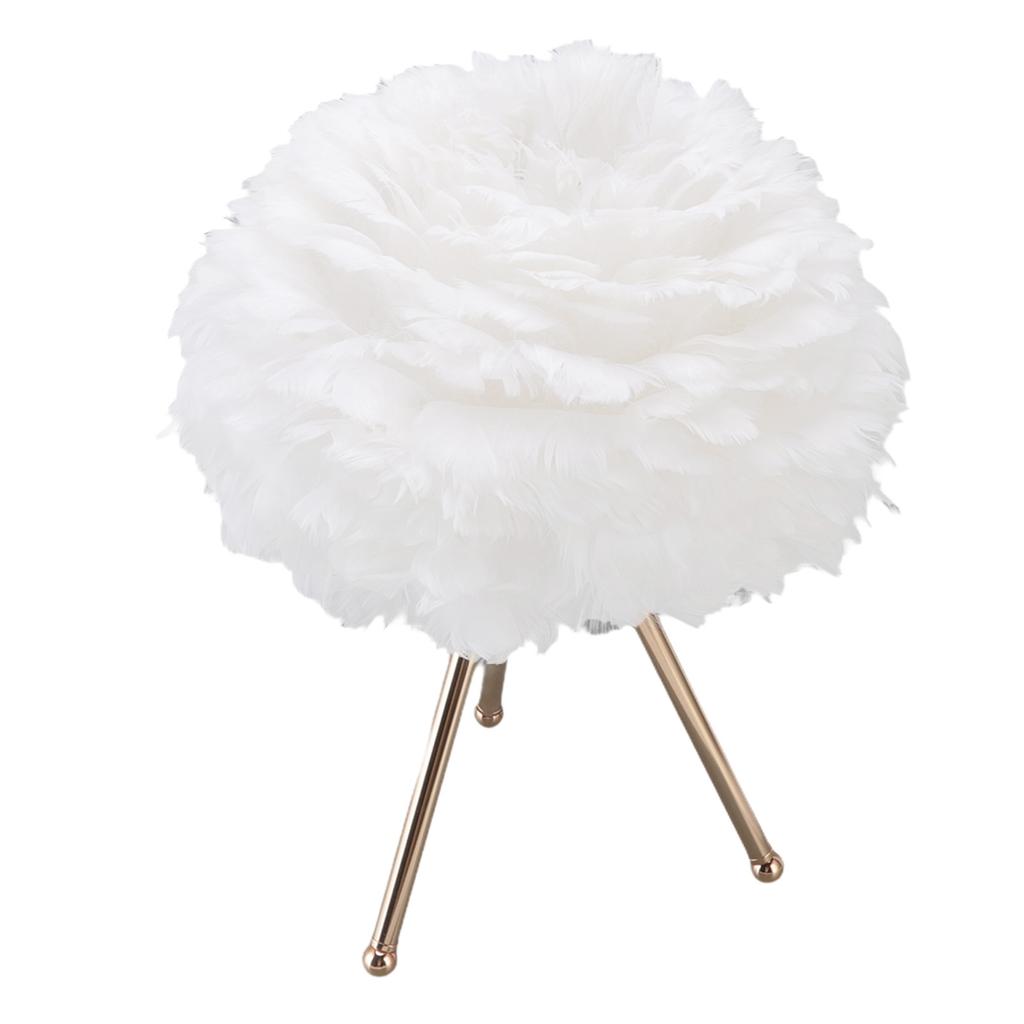 Feather Table Lamp Adjustable Color Brightness Rechargeable Touch Control Decoration Night Light