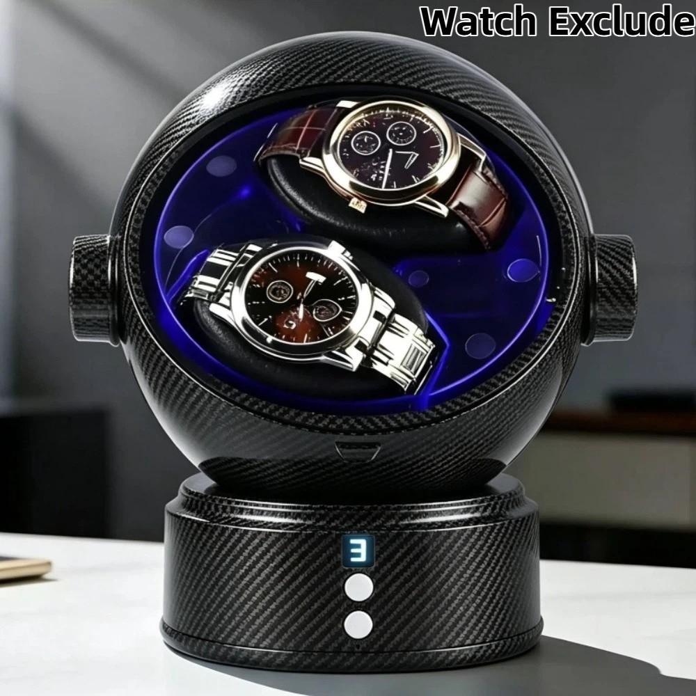 Antimagnetický digitální dvojitý natahovač hodinek Luxusní automatický natahovač hodinek Cestovní použití