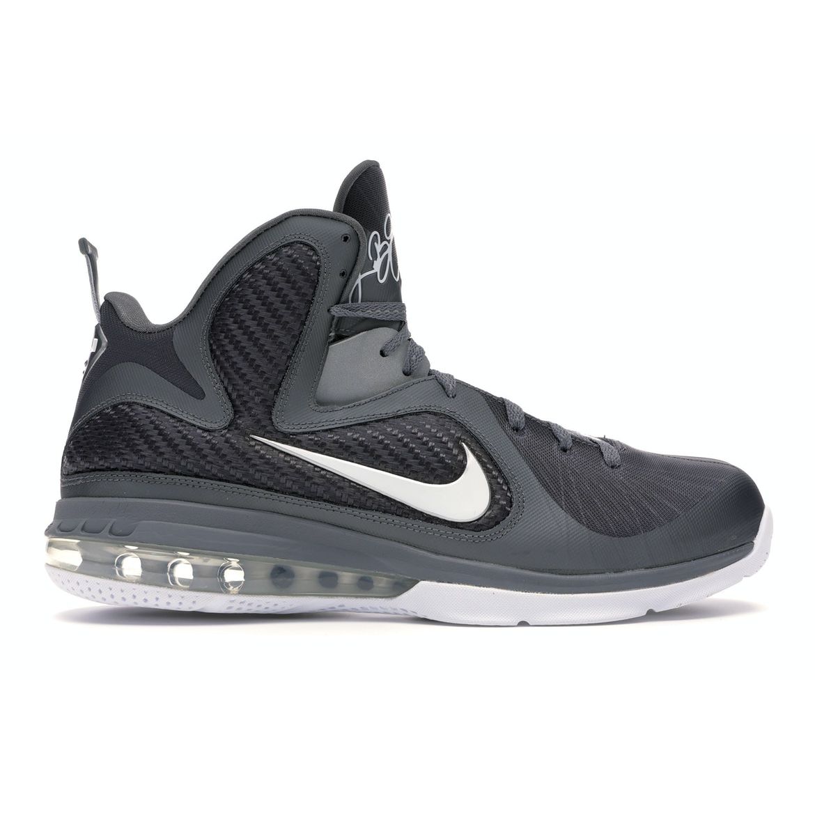 

Мужские кроссовки Nike LeBron 9 Cool Grey белый металлик-серебристый 469764-007
