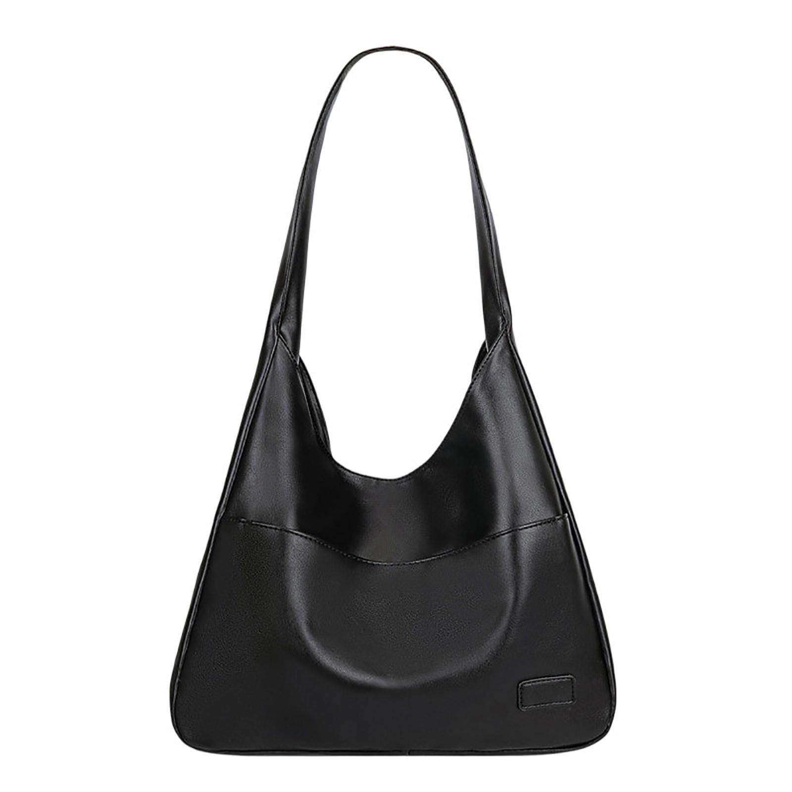 

Женская однотонная сумка-тоут, повседневная, модная, универсальная, вместительная, на плечо One Size