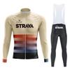 2026 Long-sleeved Cycling Suit Men's and Women's Overalls Road Bicycle Cycling Shirt Quick-drying and Breathable
