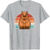 Retro Capybara Funny Capybara Lover Men Boys T-Shirt