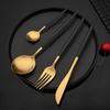 30Pcs Portuguese Style Stainless Steel Dinnerware Cutlery Set High-end Knife Fruit Fork Spoon Flatware Set Suitable for Kitchen