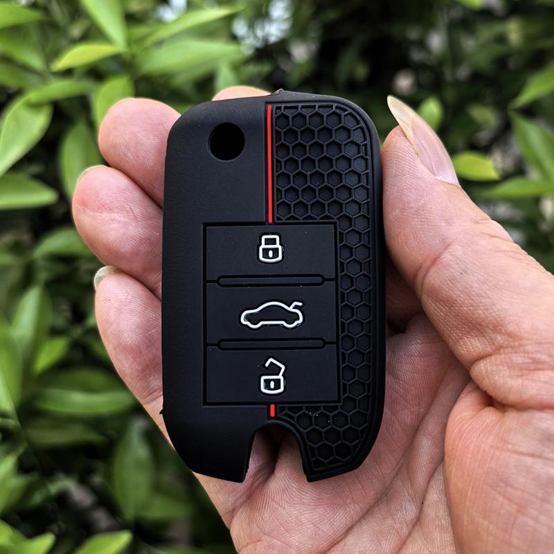 

3 Buttons Silicone Remote Car Key Case Cover Bag Fob For Roewe Rx5 Mg3 Mg5 Mg6 Mg7 Mg Zs Gt Gs 350 360 750 Shell Accessories