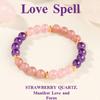 Festive Gifts Warm Pink And Red Tone Natural Stone Beaded Bracelet Fashion Jewelry For Unisex Daily Wear Stylish And Easy To Match Accessory