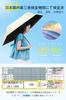 JIS Certified Folding Parasol with UV Protection and Heat and UV Sun Heat Automatic Windproof and Heatstroke Storage Pouch Gift 100% Blocking,