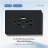 Amerikanischer Standard 118 Typ Wandlichtschalter 10-16A 1/2/3/4-fach Wandschalter