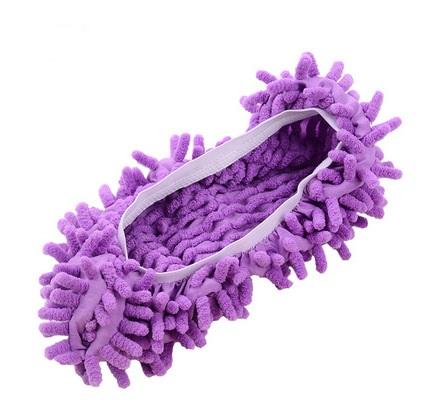 2 PAIA Pantofole Scarpe Multifunzione per Pulizia Polvere Pavimento Panno Scarpe Mop Pigro Casa Pavimento Lavabile Pulizia Microfibra Vestiti