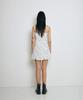 NOT YOUR ROSE Frill Mini Dress (Ivory)