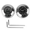 7/8' Motorfiets Stuurbevestiging Kwarts Klok Thermometer Motorfiets Horloge Waterdicht Moto Motorfiets Stuurbevestiging Wijzerplaat Klok