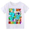Sommer Kurzarm Sprunki Incredibox Aufdruck Kinder T-Shirts Kinderkleidung Jungen Mädchen T-Shirts Tops Geburtstagsfeier Geschenke