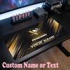 Pittsburgh Penguins Customized Name Text Mouse Pad, Large Desk Mouse Mat Personalized Home Office Present