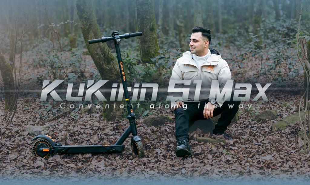 KuKirin S1 Max Opvouwbare Elektrische Scooter 350W Motor 36V10.4Ah Batterij 25km/h Max Snelheid 39km Max Bereik