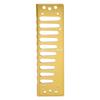 Harmonica Comb 10‑Hole Blues Harp Comb Part for HOHNER SP20 Aluminum Alloy Harmonica AccessoryGold