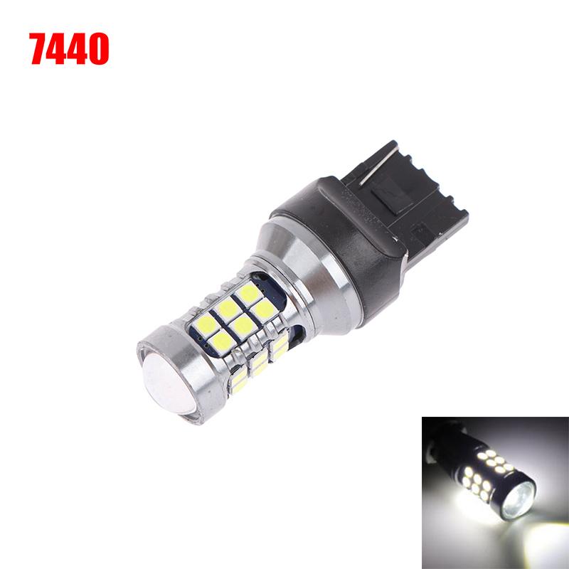 1Pcs T20 LED 7440 7443 Led WY21W W21W Led Bulbs Car LED Bulbs Signal Lamp T20 27SMD 3030 Backup Brake Reverse Parking Lamp Bulbs 7