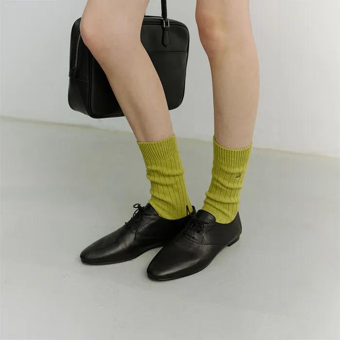 CLASSIC LOGO SOCKS OLIVE_UDSS6E102E1