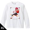 [azumaker] TV Anime [Magic Knight Rayearth] Ribbed Long Sleeve T-Shirt, Shidou Hikaru, XL Size