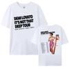 26ITS NOT THAT DEEP TOUR WITH SPECIAL GUEST ADÉLA Tshirts DEMI LOVATO Graphic Printing Tshirt  Short Sleeve Women Unisex Clothing