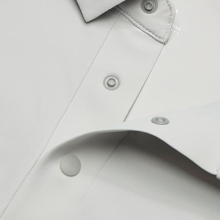 Fila Fitness Series Soft Versatile Skin-Friendly Short Sleeve Polo Shirt Men Tops Light-Gray A11M521118F-GY