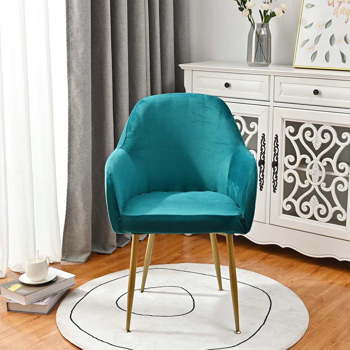 

Универсальный чехол для стула Four Seasons в европейском стиле с мехом чернобурки, универсальный утолщенный чехол для стула, универсальный чехол для стула, чехол для домашнего стула One size синий