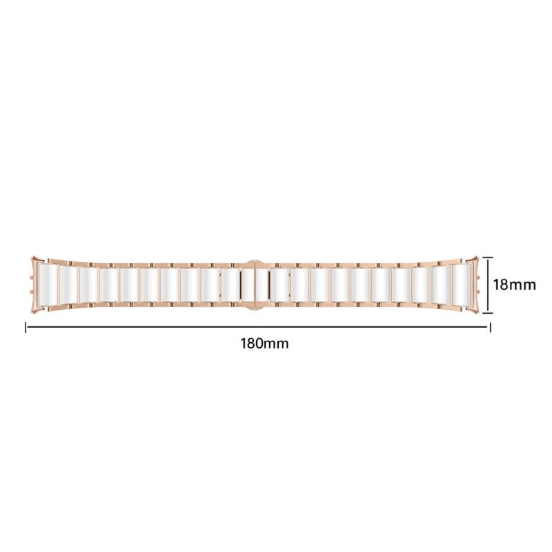 Verstellbarer Gürtel Metall-Handgelenkband Ersatz Schnellverschlussband Armband für Fit 3 Schweißfestes Armbandband