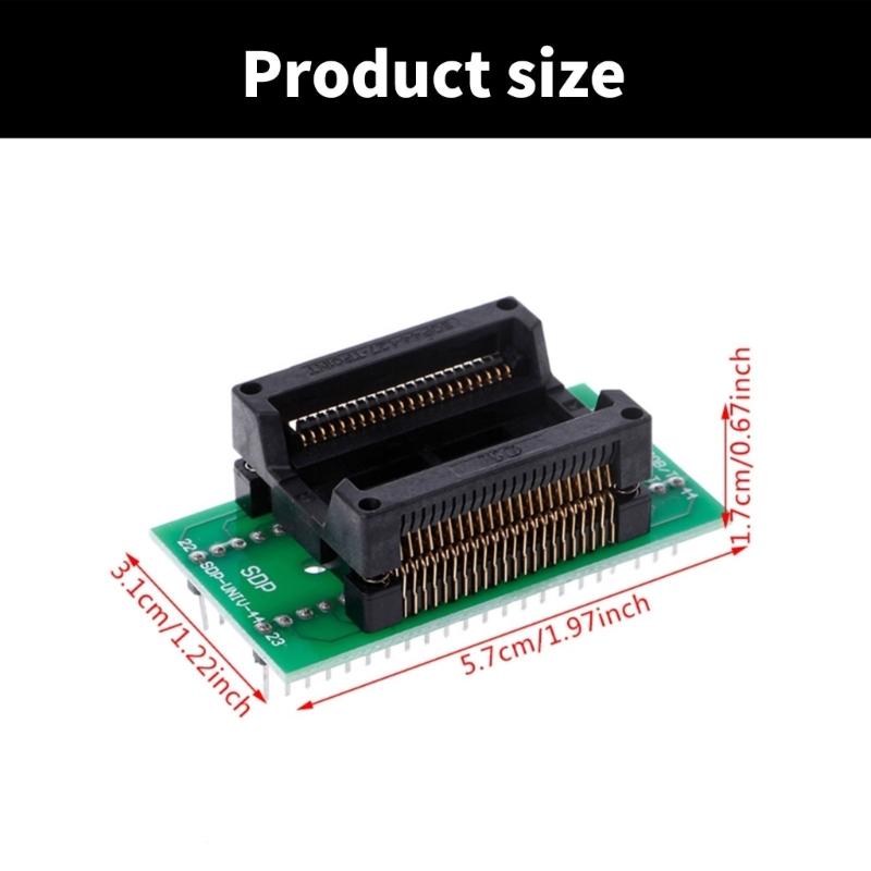 High Compatibility PSOP44 To DIP44 IC Adapter for T56 and 48PIN Programmers Efficient Testing and Programming Needs
