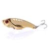 5Pcs 5.5CM/11G VIB Fishing Lure Sharp Hook Realistic 3D Eyes Seawater Freshwater Artificial Metal Hard Bait Outdoor Fishing Accessories