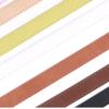 Flower Buckle Women's Thin Belt Solid Color Small Size Decorative Belt Candy Color Faux PU Leather Waist Cinching Belt