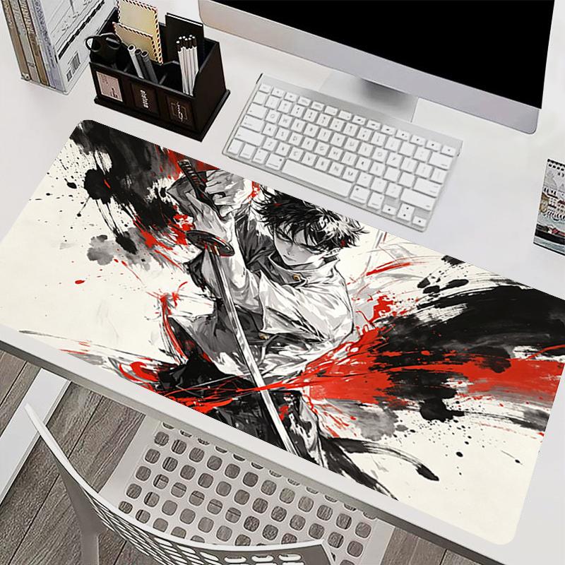 Oversized Anime Mouse Pad Gamer Essential Computer Desk Mat Lockedge Keyboard Pad JJujutsu Kaisen Xxl ESports Gaming Mousepad